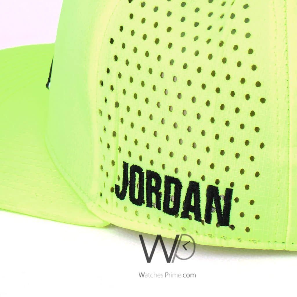 Jordan Snapback Green Reflective Baseball Cap | Watches Prime