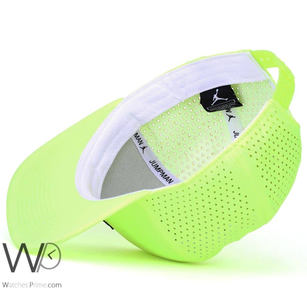 Jordan Snapback Green Reflective Baseball Cap | Watches Prime