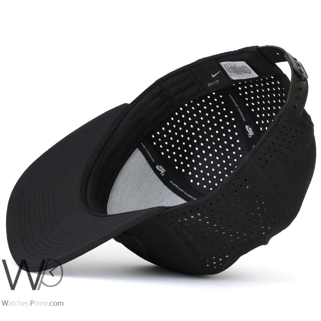 Nike SB Flat Cap Black Cotton Hip Hop Hat | Watches Prime