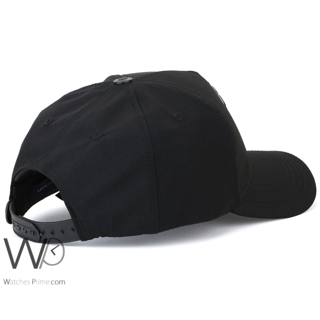 Tommy Hilfiger 85 Black Cotton Baseball Cap | Watches Prime
