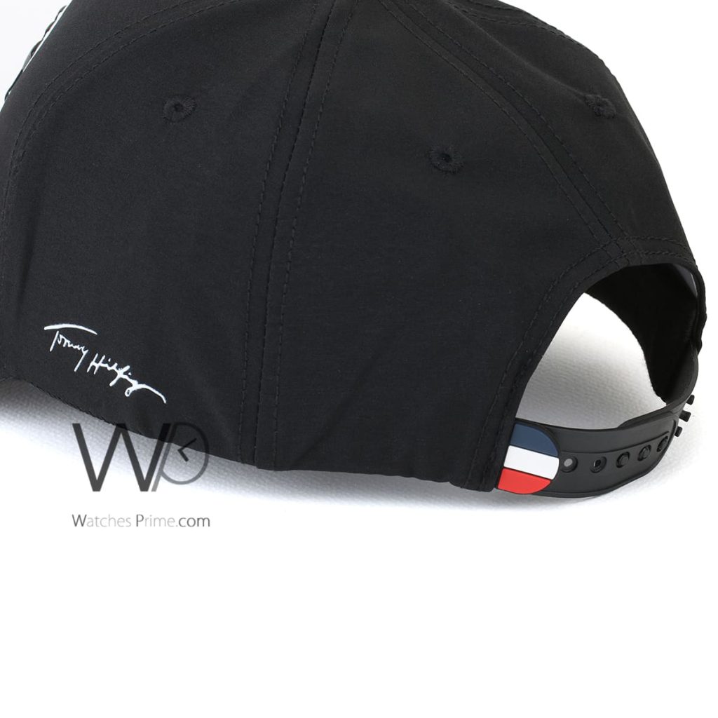 Tommy Hilfiger 85 Black Cotton Baseball Cap | Watches Prime