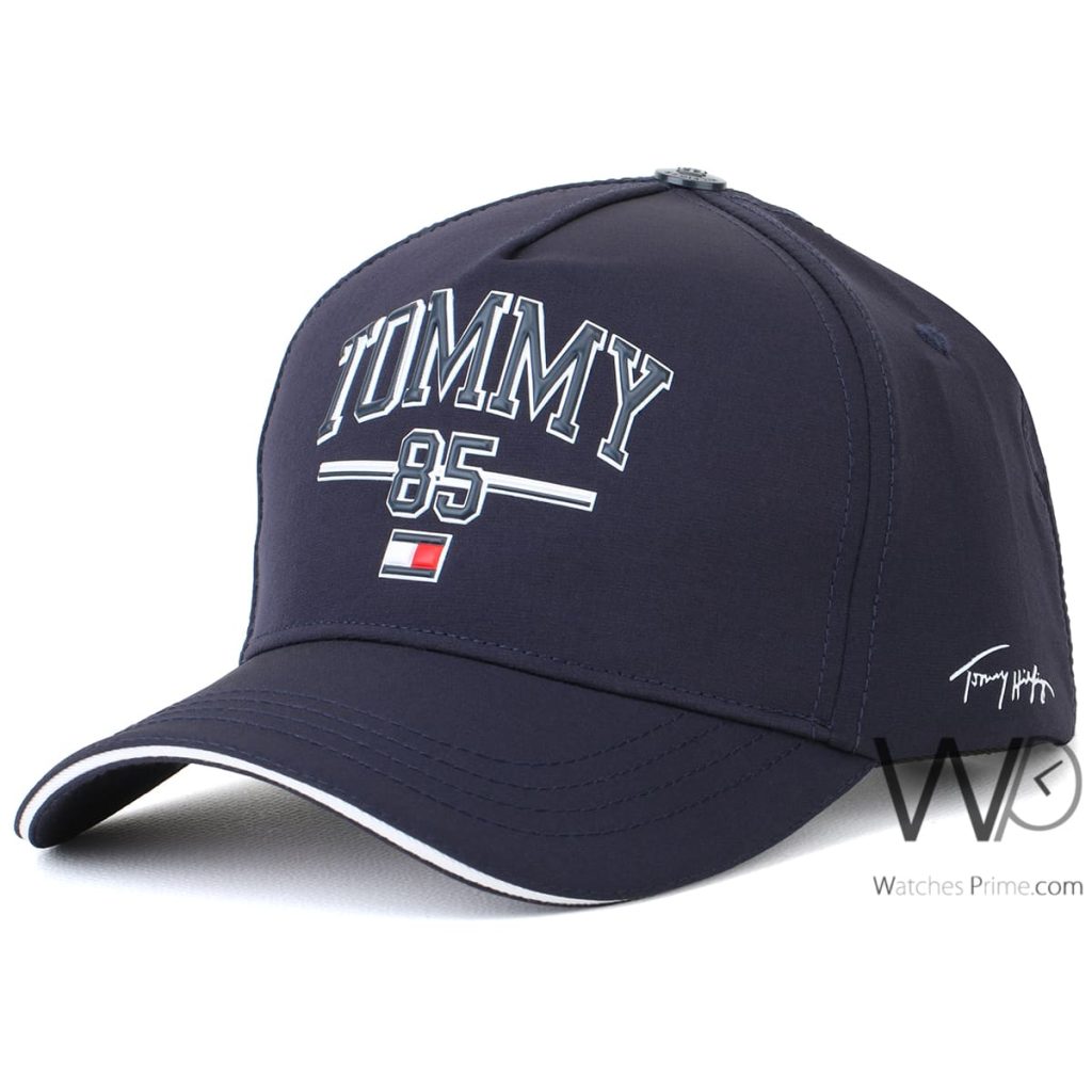 Tommy Hilfiger 85 Navy Blue Baseball Cap | Watches Prime