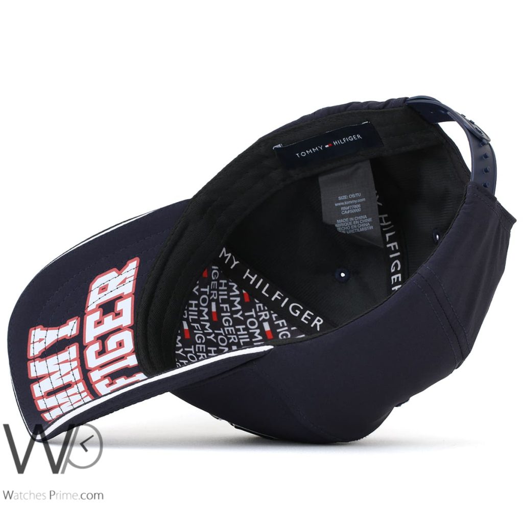 Tommy Hilfiger 85 Navy Blue Baseball Cap | Watches Prime