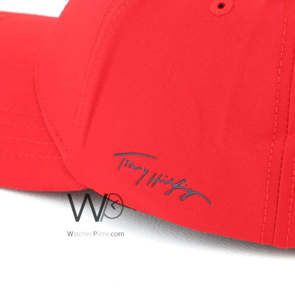 Tommy Hilfiger 85 Red Baseball Cap | Watches Prime