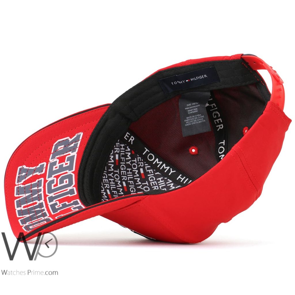 Tommy Hilfiger 85 Red Baseball Cap | Watches Prime