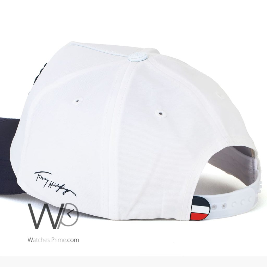 Tommy Hilfiger 85 White Blue Baseball Cap | Watches Prime