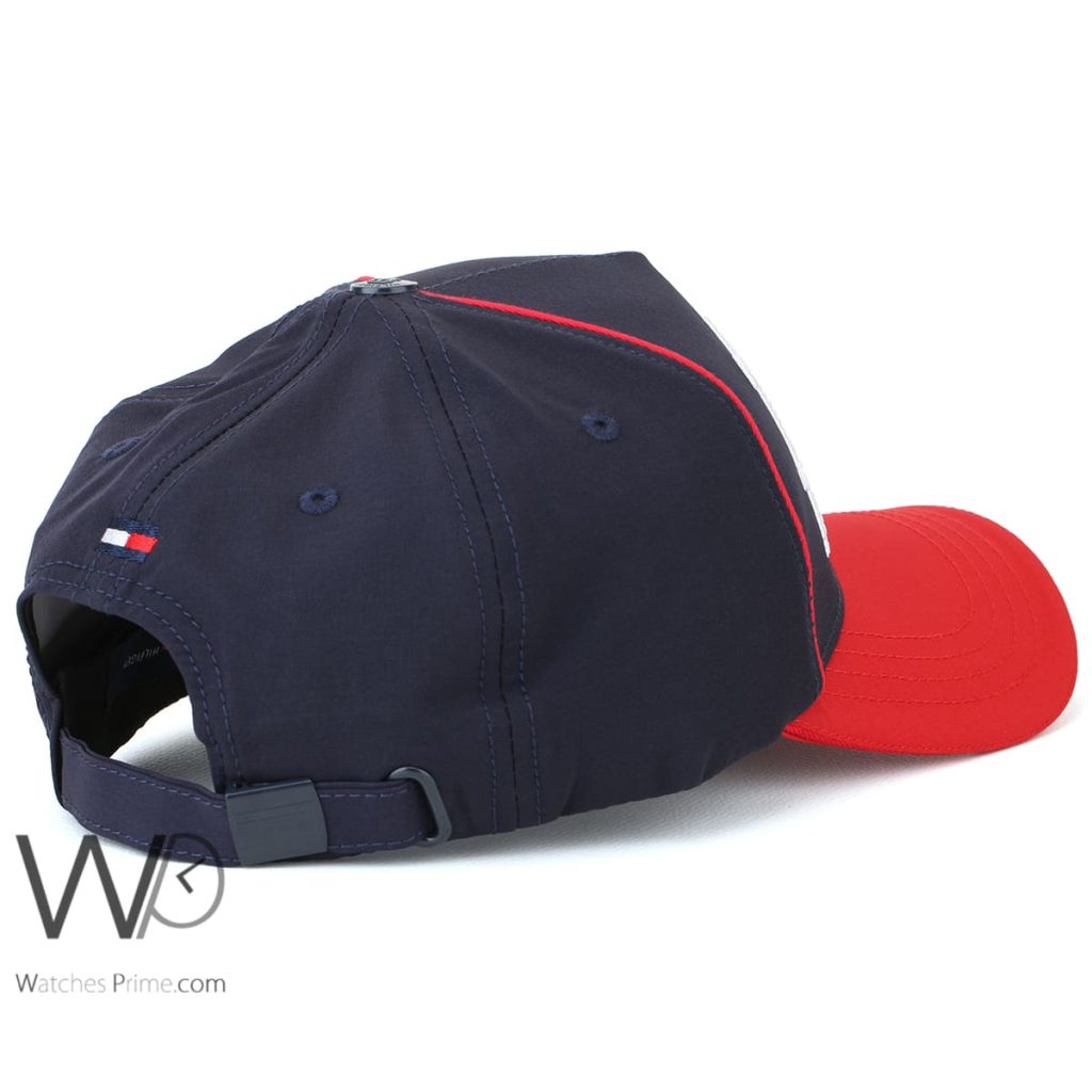 Tommy Hilfiger Navy Blue Red Baseball Cap | Watches Prime