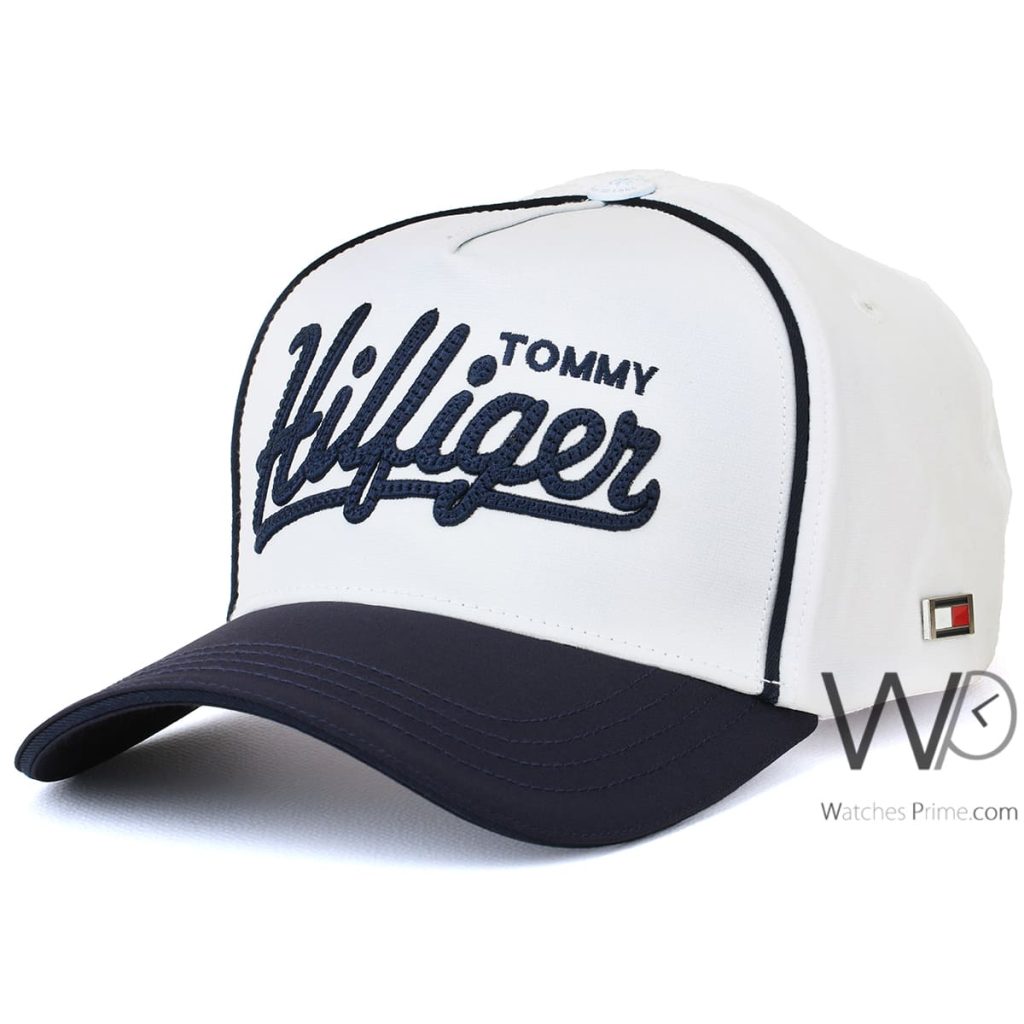Tommy Hilfiger ncnlxxxv White Baseball Cap | Watches Prime