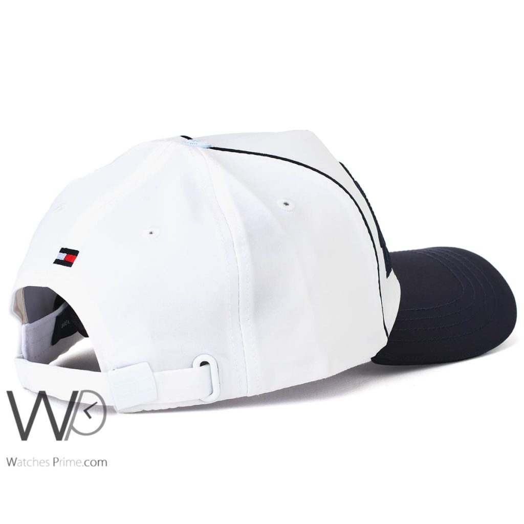 Tommy Hilfiger ncnlxxxv White Baseball Cap | Watches Prime