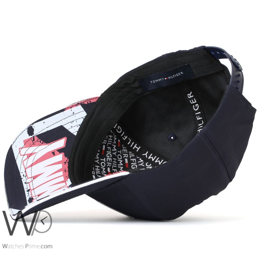 Tommy Hilfiger ncnlxxxv Navy Blue Baseball Cap | Watches Prime