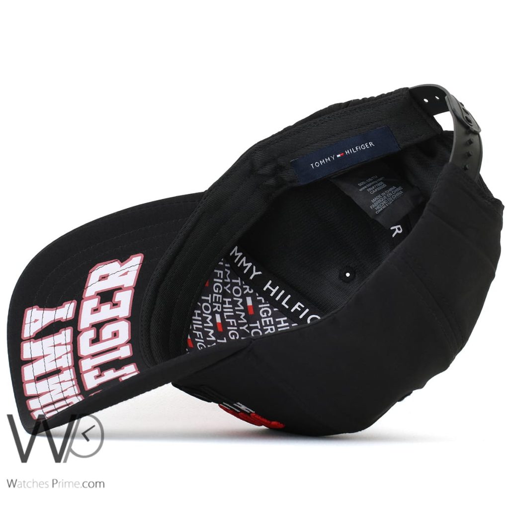 Tommy Hilfiger mcmlxxxv Black Baseball Cap | Watches Prime