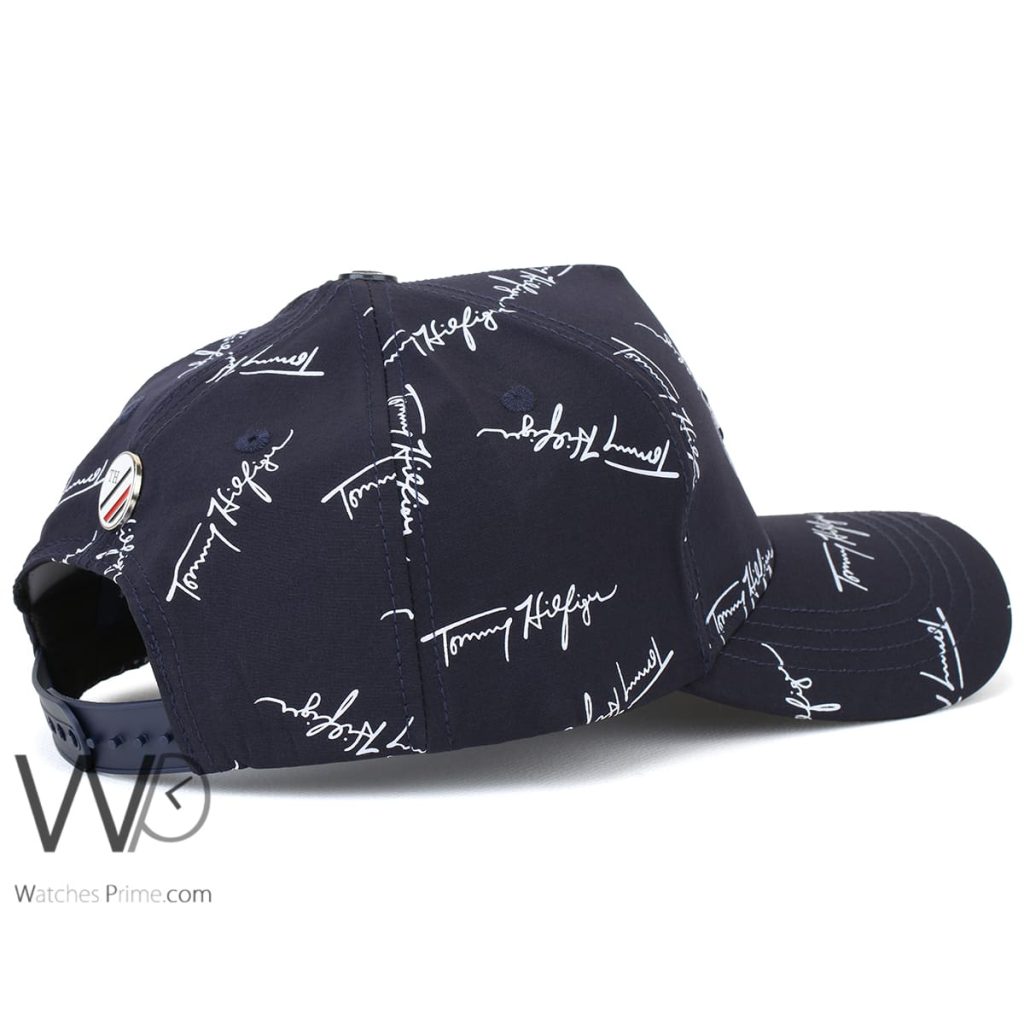 Tommy Hilfiger patterned Baseball ap Navy Blue | Watches Prime