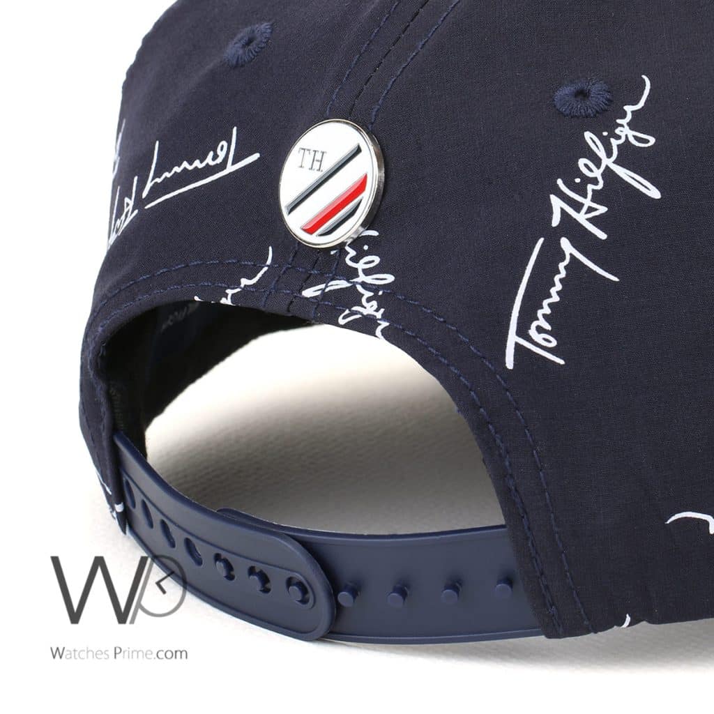 Tommy Hilfiger patterned Baseball ap Navy Blue | Watches Prime