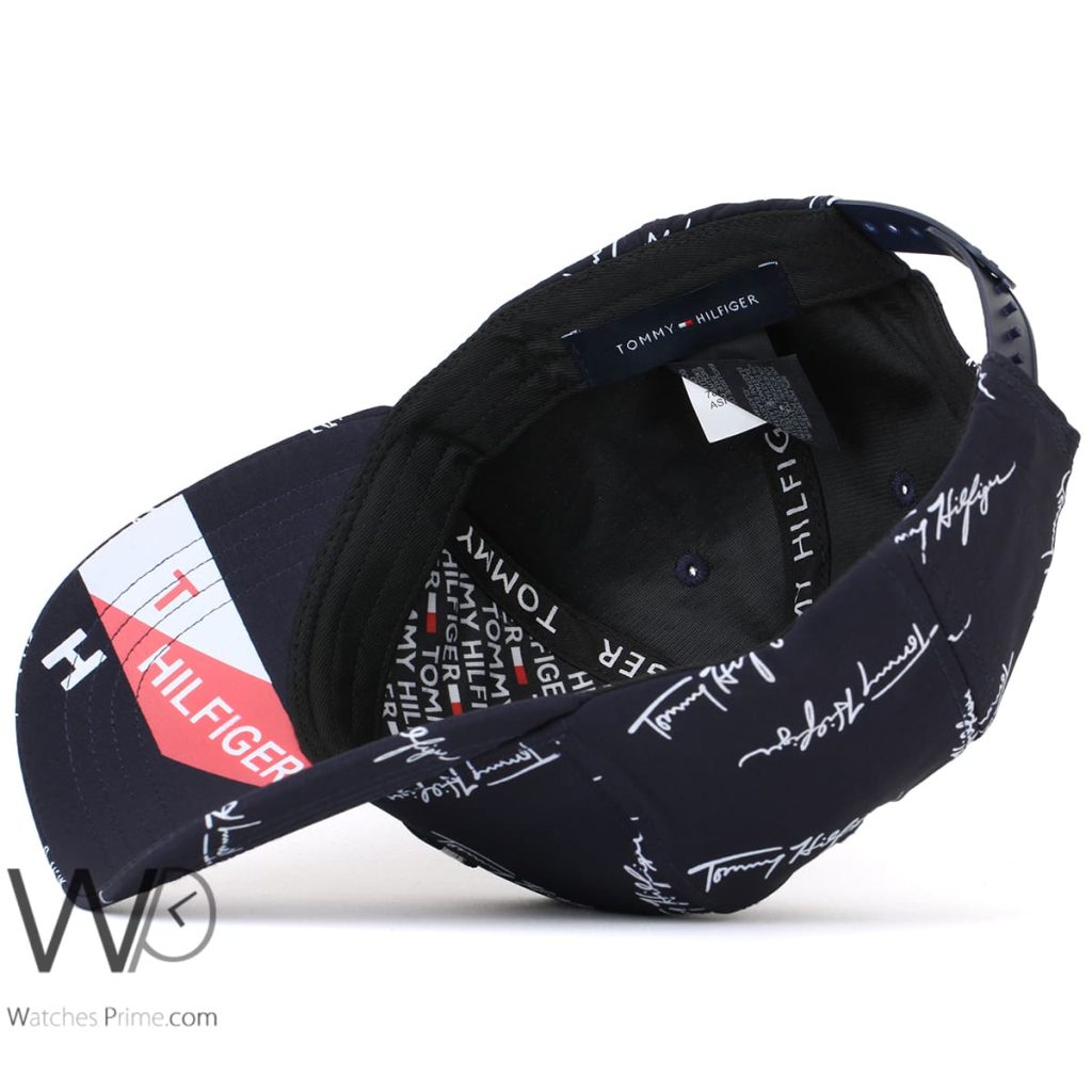 Tommy Hilfiger patterned Baseball ap Navy Blue | Watches Prime