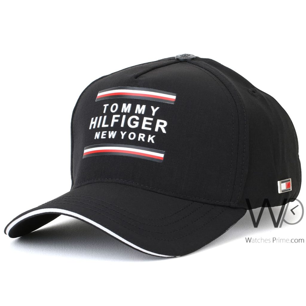 Tommy Hilfiger New York Black Baseball Cap | Watches Prime