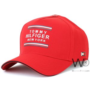 Tommy hilfiger new york red baseball cotton cap