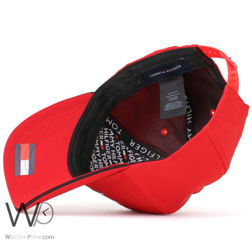 Tommy Hilfiger New York Red Baseball Cap | Watches Prime