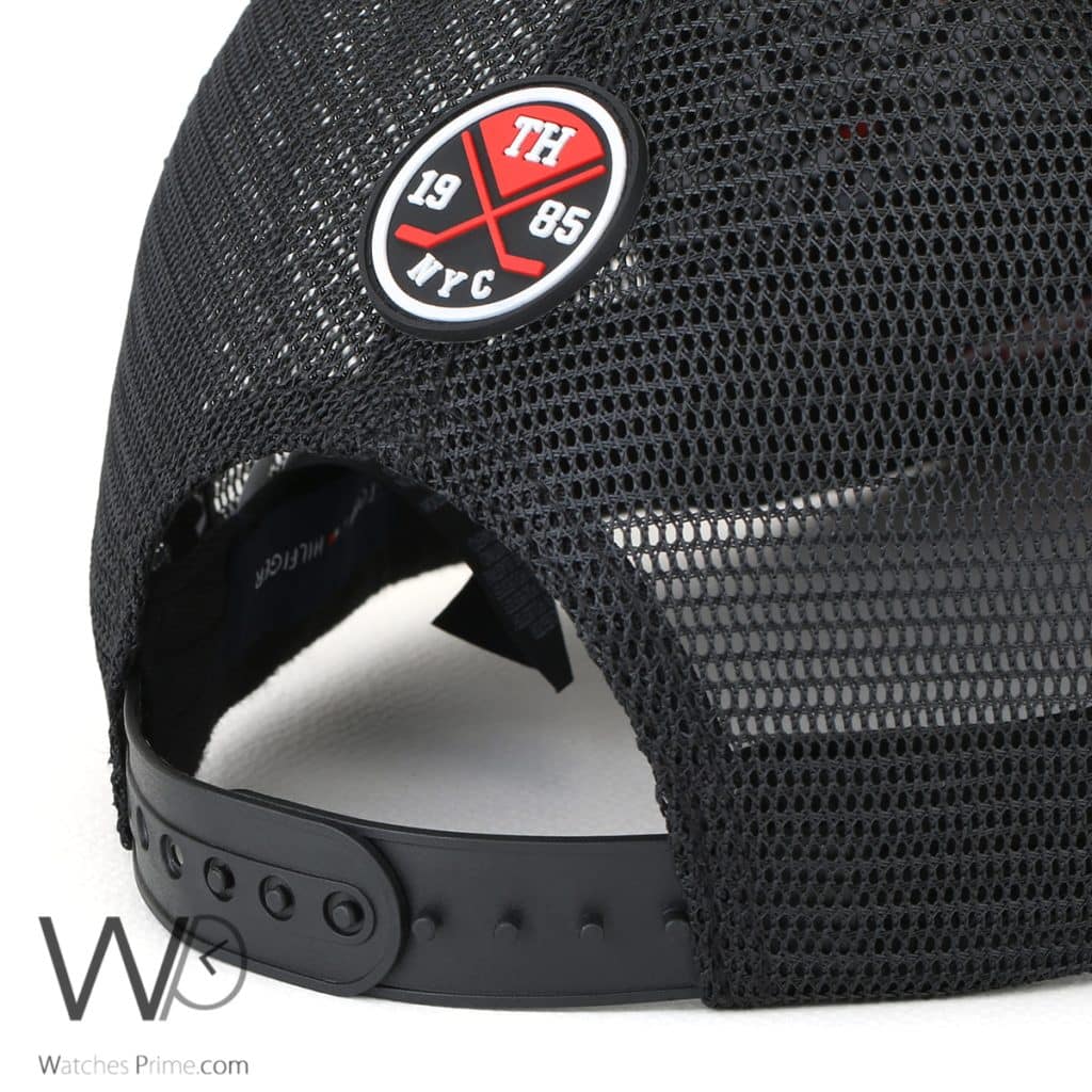 Tommy Hilfiger Black trucker Net Cap | Watches Prime