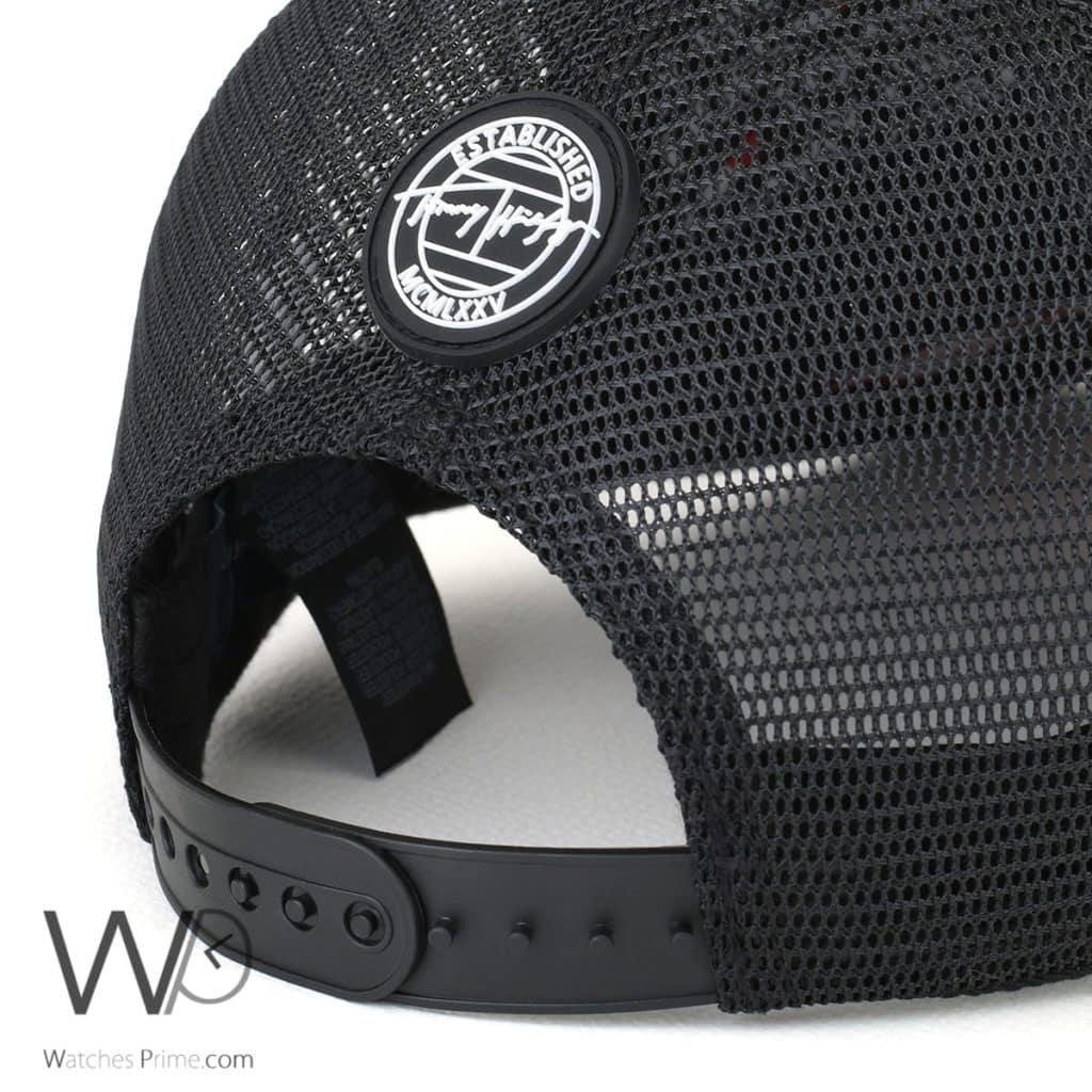 Tommy Hilfiger mcmlxxxv Black trucker Cap | Watches Prime
