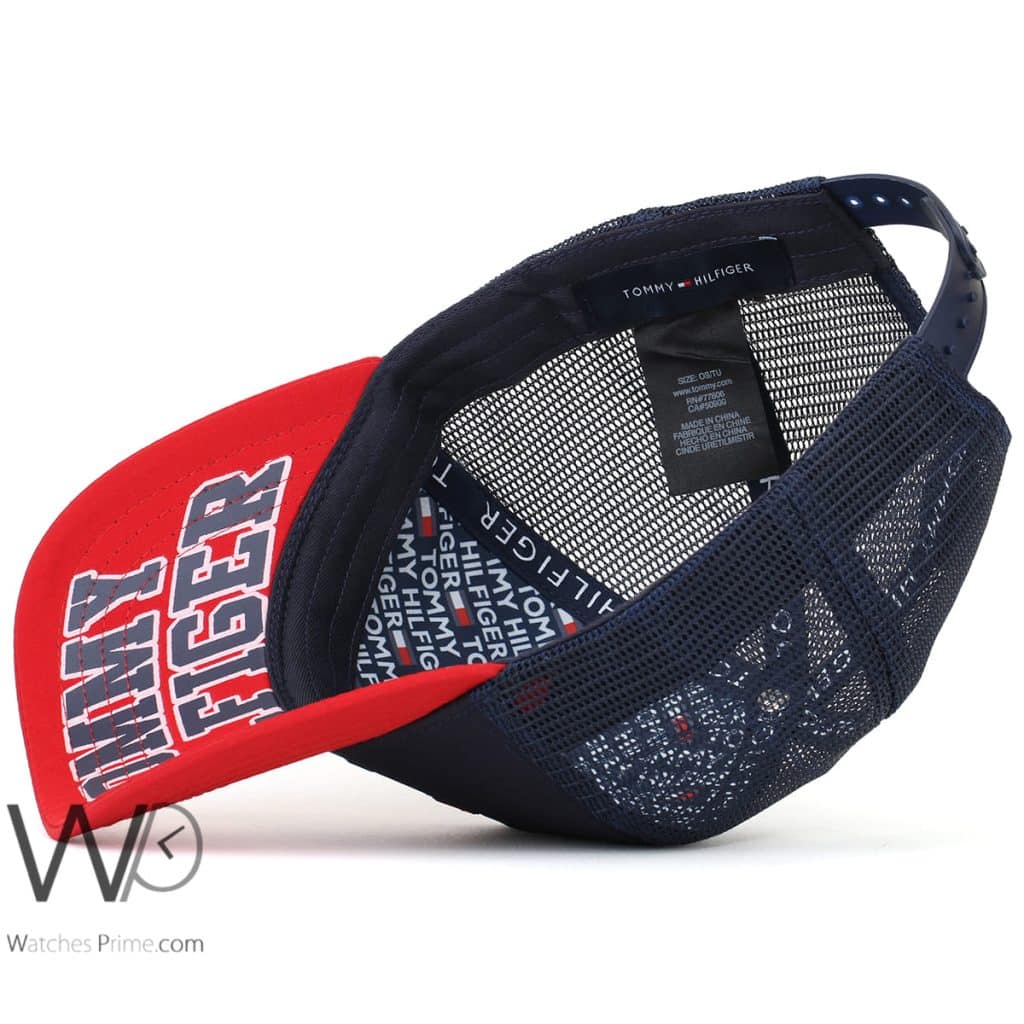 Tommy Hilfiger mcmlxxxv Navy Blue trucker Cap | Watches Prime