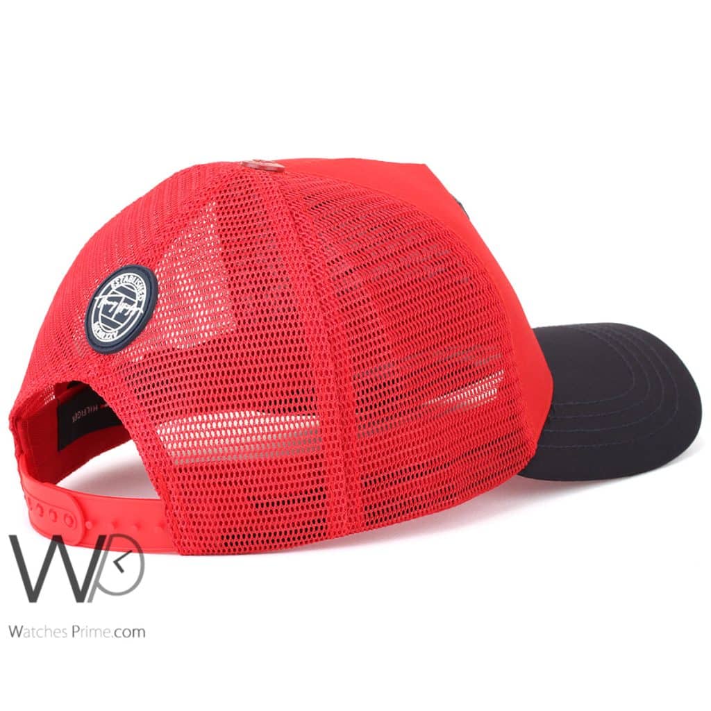 Tommy Hilfiger mcmlxxxv Red trucker Cap | Watches Prime