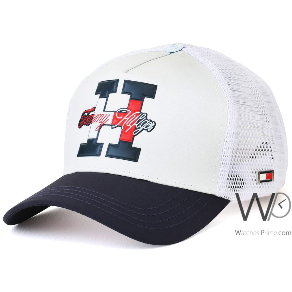 Tommy Hilfiger mcmlxxxv White trucker Cap | Watches Prime