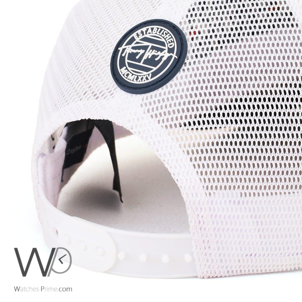 Tommy Hilfiger mcmlxxxv White trucker Cap | Watches Prime