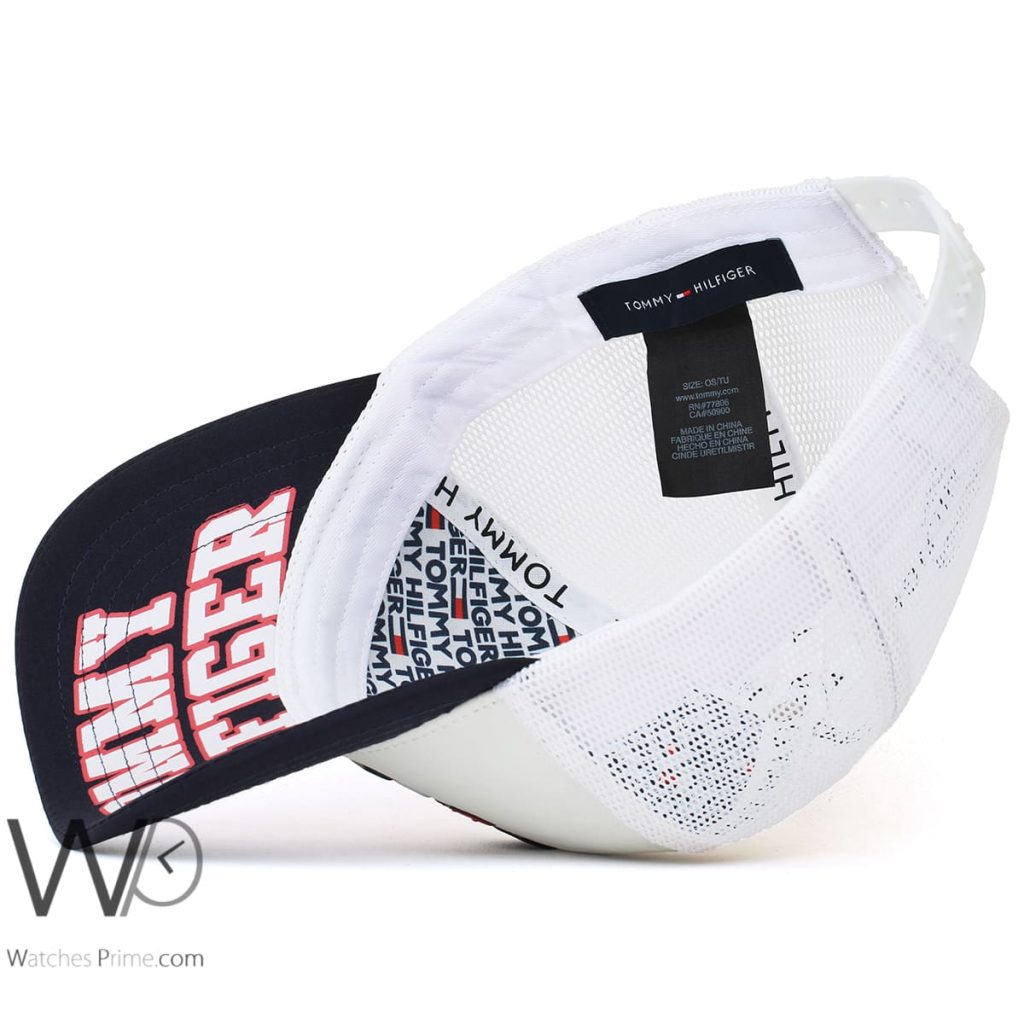 Tommy Hilfiger mcmlxxxv White trucker Cap | Watches Prime