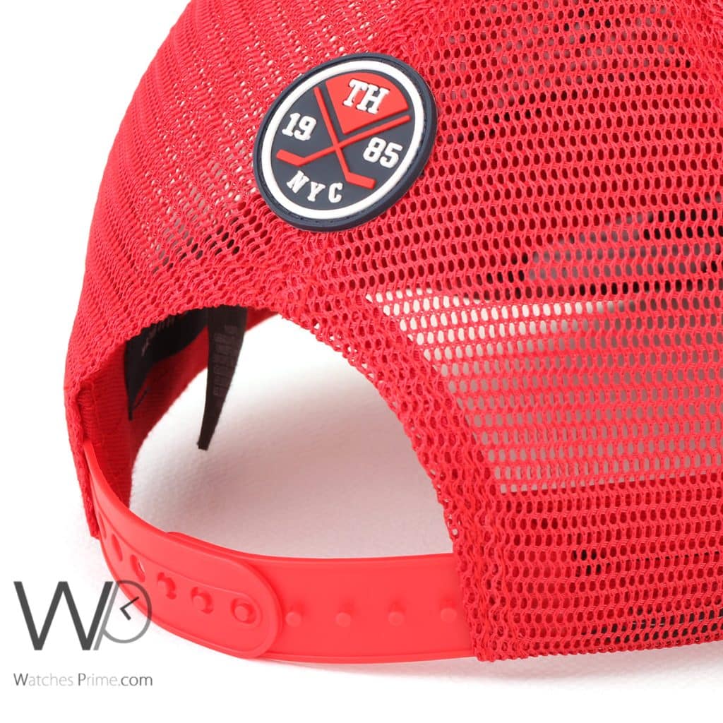Tommy Hilfiger Red Blue trucker Net Cap | Watches Prime