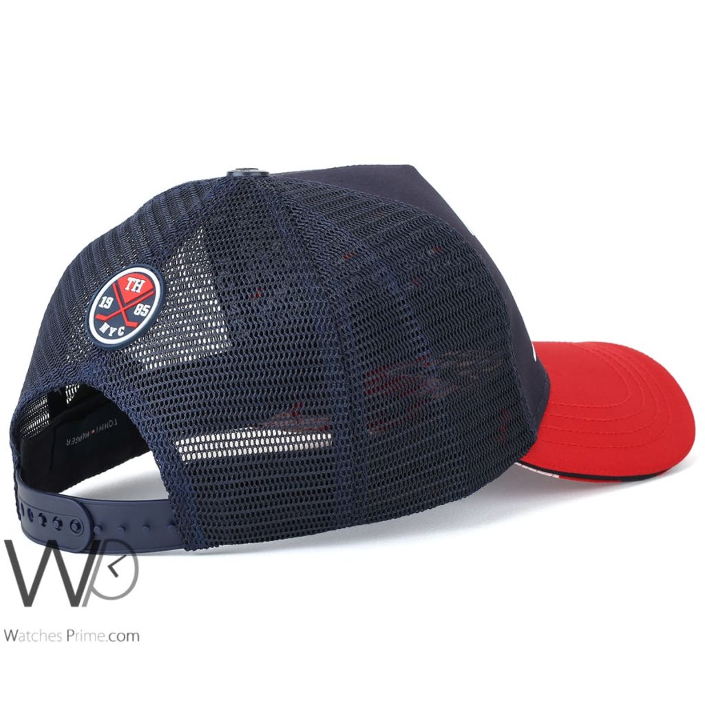 Tommy Hilfiger 1985 Blue Red trucker Net Cap | Watches Prime
