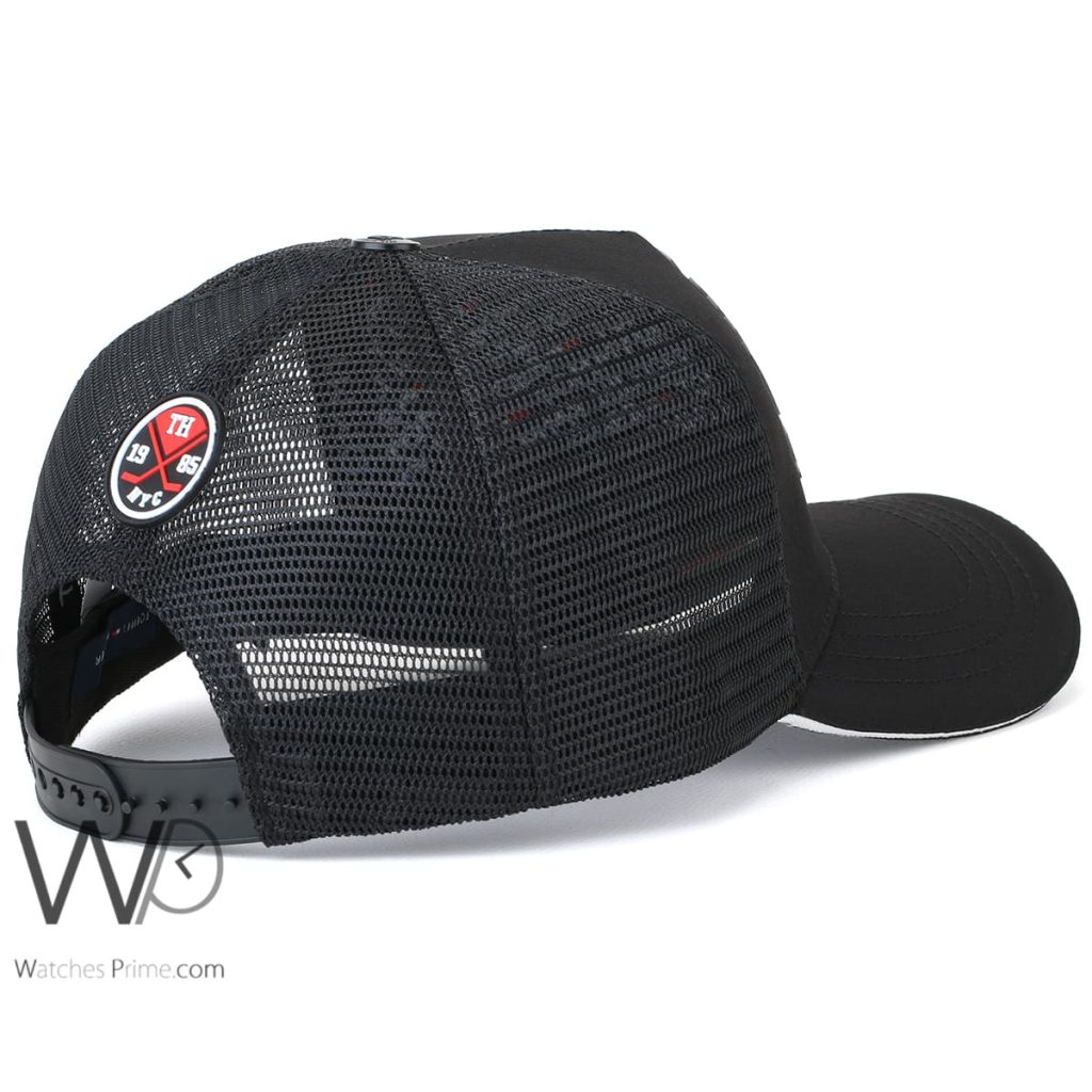Tommy Hilfiger TH Black Trucker Cap | Watches Prime