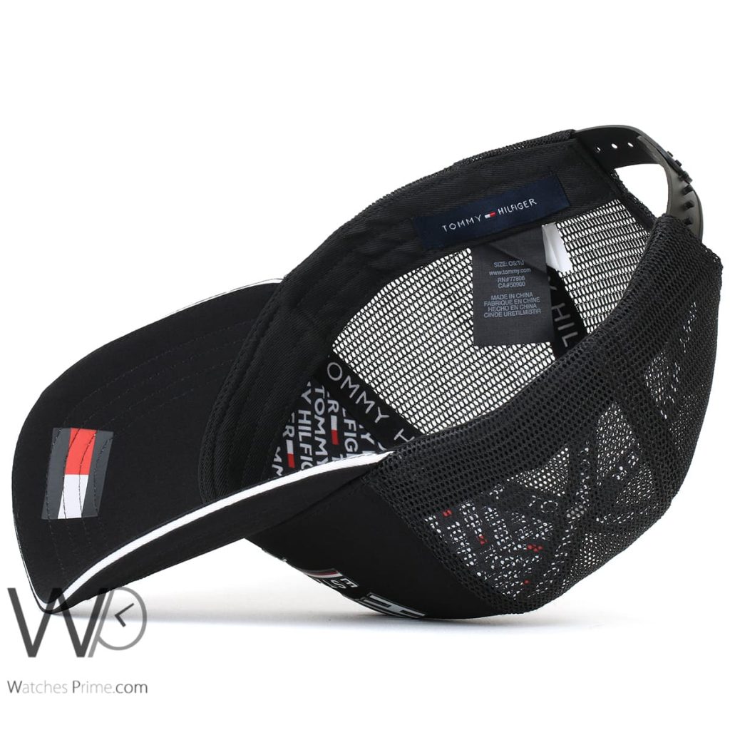 Tommy Hilfiger TH Black Trucker Cap | Watches Prime