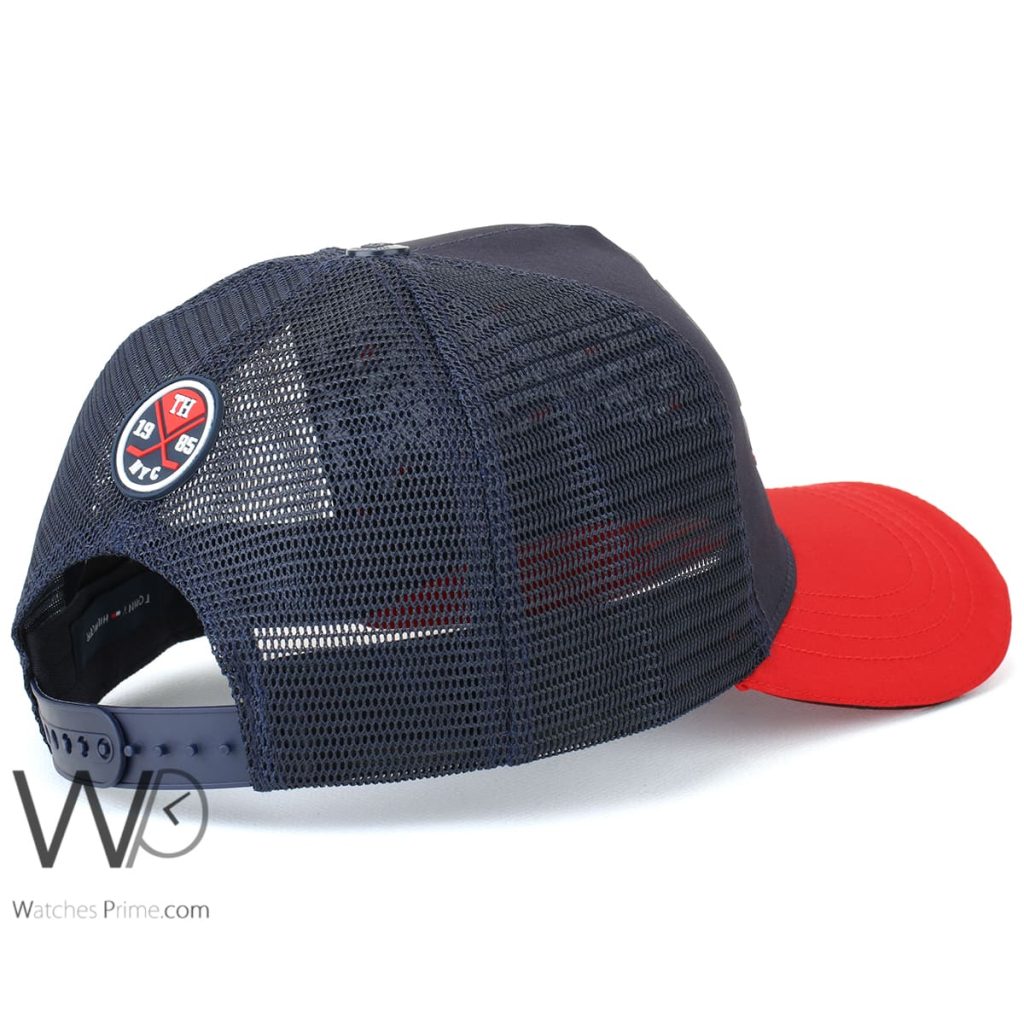 Tommy Hilfiger TH Red Blue Trucker Cap | Watches Prime