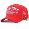 كاب ماركة تومي هيلفيغر احمر Trucker رجالي | واتشز برايم