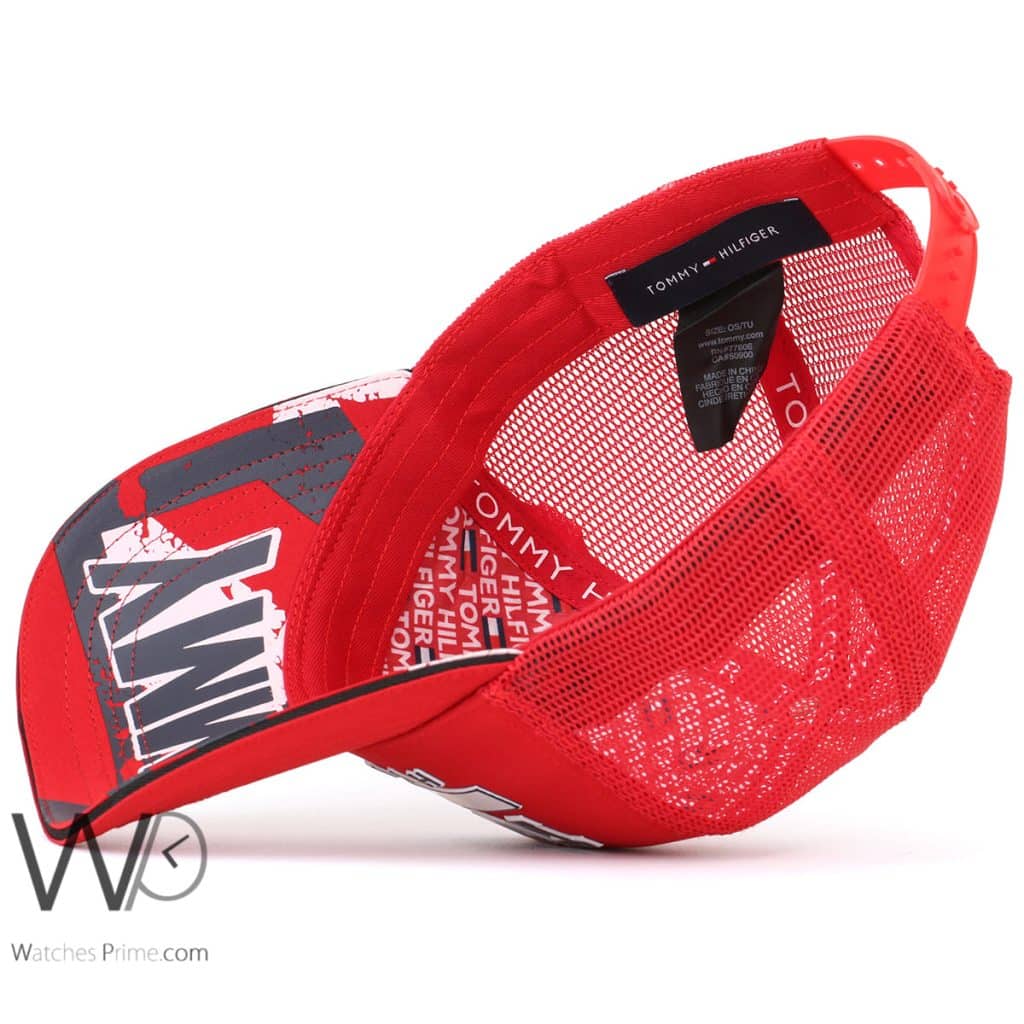 Tommy Hilfiger TH Red Trucker Cap | Watches Prime
