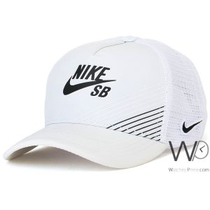 Trucker nike sb cap white net hat