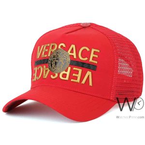كاب-ماركة-فيرزاتشى-trucker-احمر-رجالى