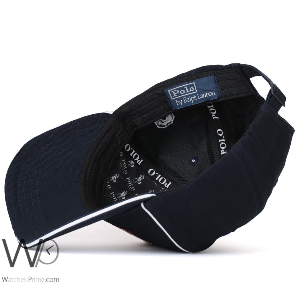 US Polo Ralph Lauren Baseball Navy Blue Cotton Cap | Watches Prime