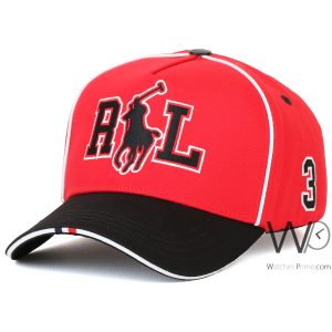 كاب-ماركة-يو-اس-بولو-baseball-احمر-اسود