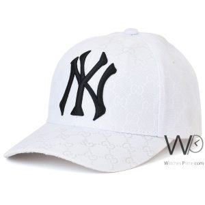 كاب-ماركة-جوتشى-baseball-ابيض