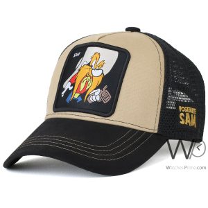 كاب-ماركة-يوسيميتي-سام-trucker-بيج-اسود