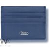 Audi Card Holder Wallet For Men Blue | Watches Prime