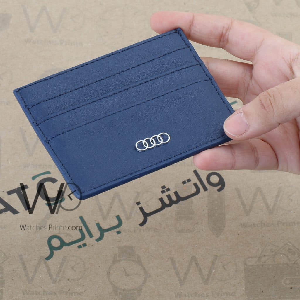 Audi Card Holder Wallet For Men Blue | Watches Prime