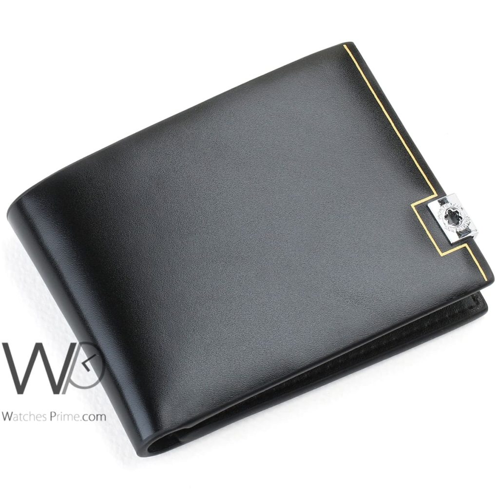 Mont blanc Wallet Black Leather For Men | Watches Prime