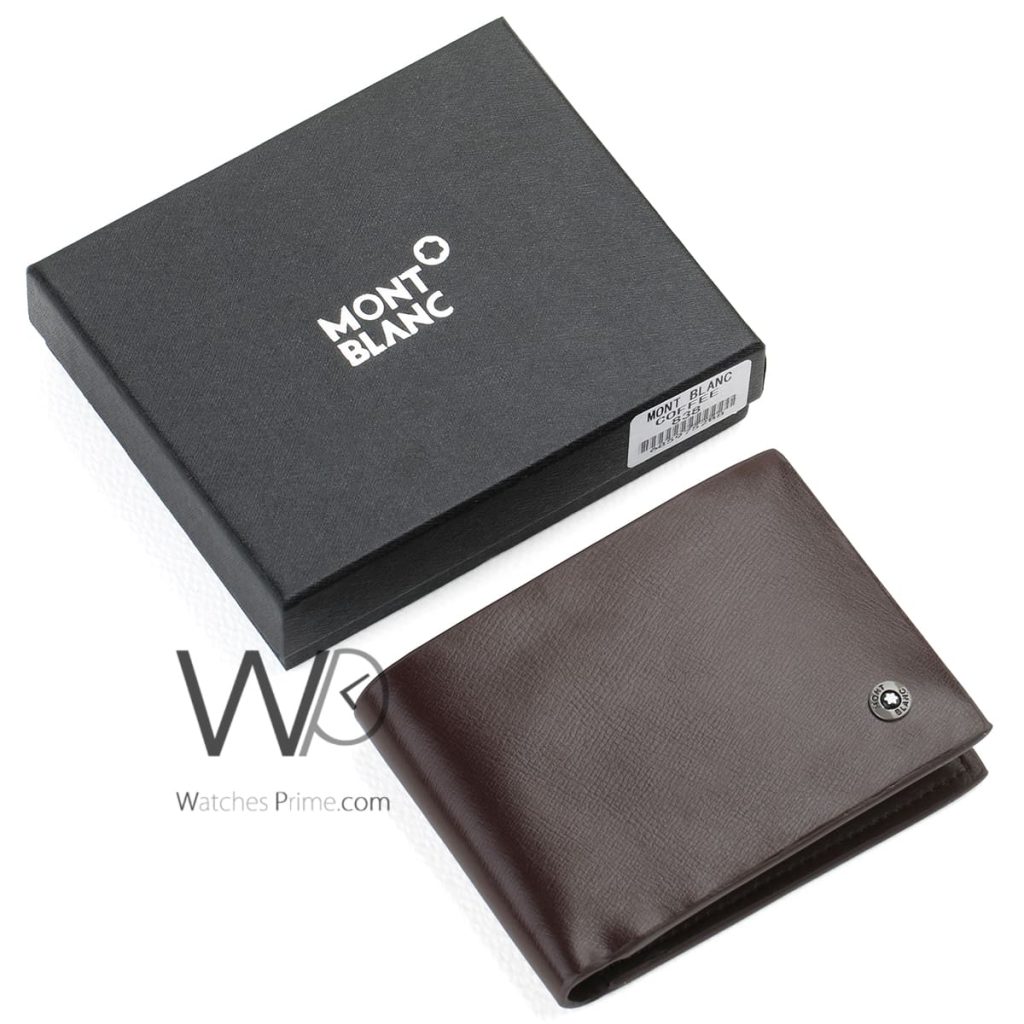 محفظة رجالي ماركة مونت بلانك Montblanc بني | واتشز برايم