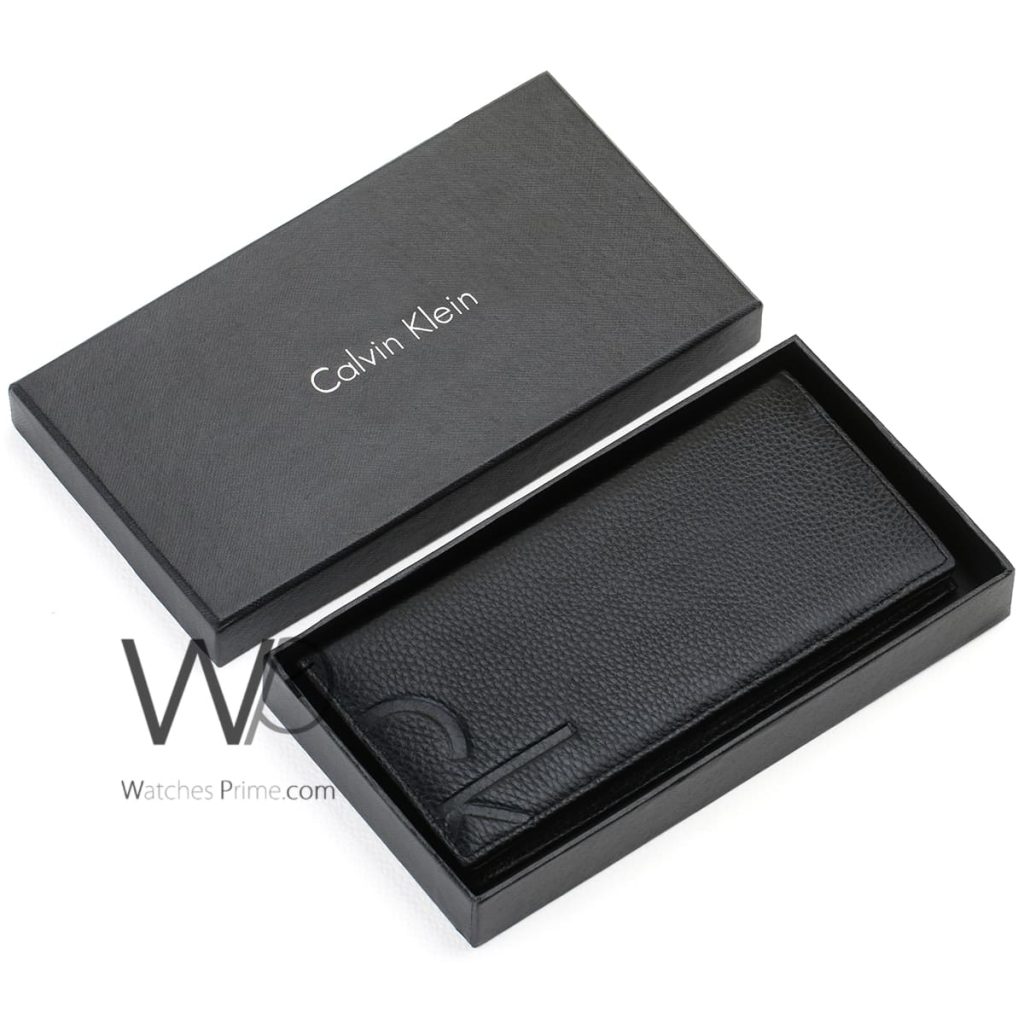 محفظة رجالي CK كالفن كلاين Calvin Klein اسود | واتشز برايم