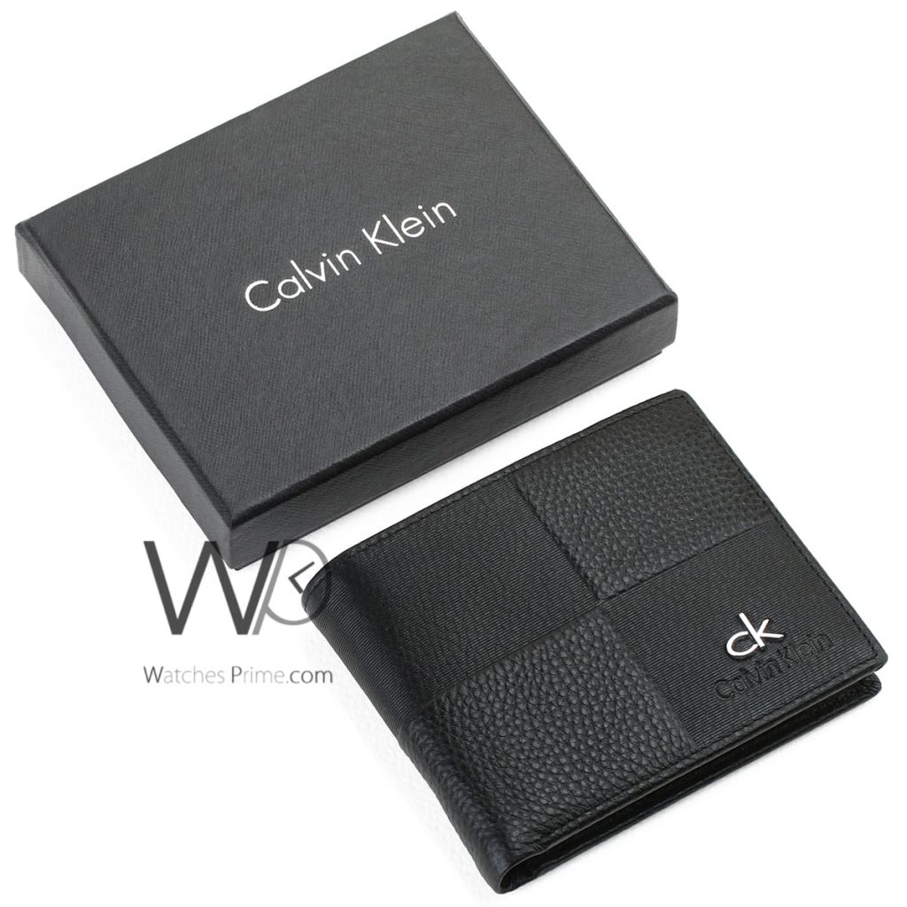 محفظة كالفن كلاين Calvin Klein رجالي جلد اسود | واتشز برايم
