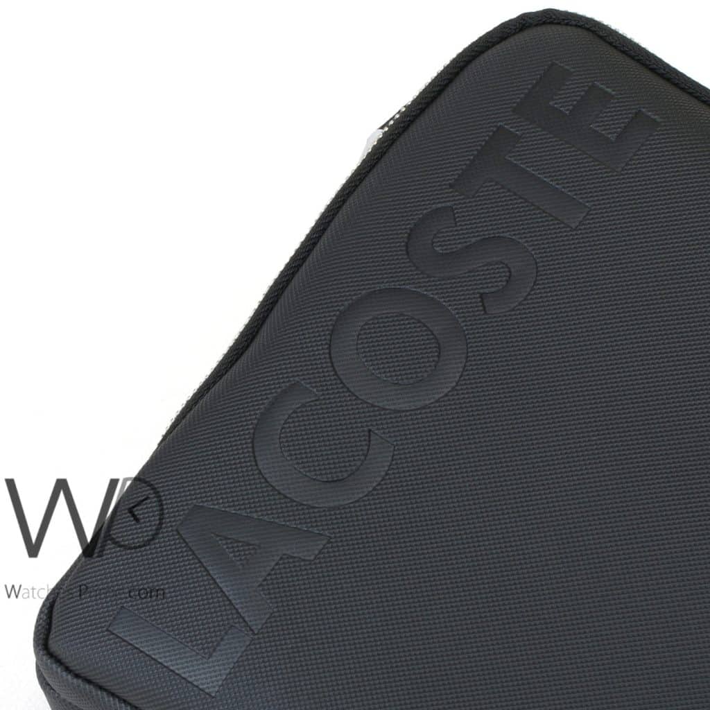 Crossbody Lacoste Messenger Black For Men | Watches Prime