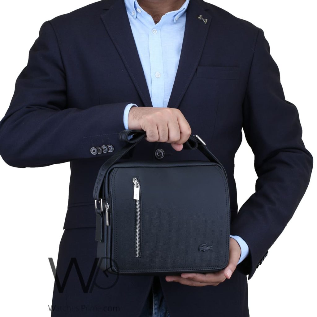 Lacoste Crossbody Mini Laptop Bag For Men | Watches Prime