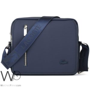 Crossbody messenger lacoste blue mini laptop bag men
